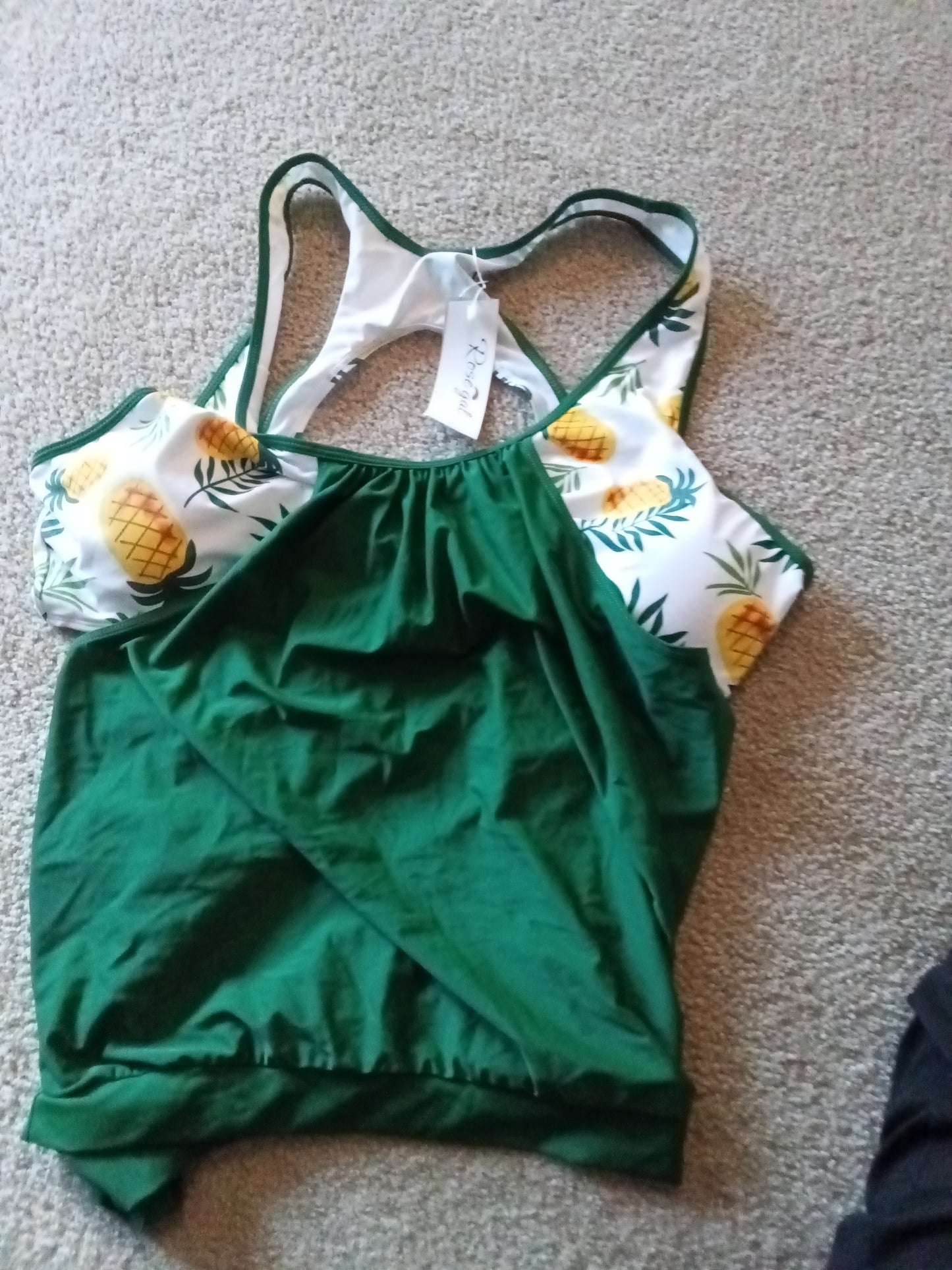 Rose gal Bathing Suit Top