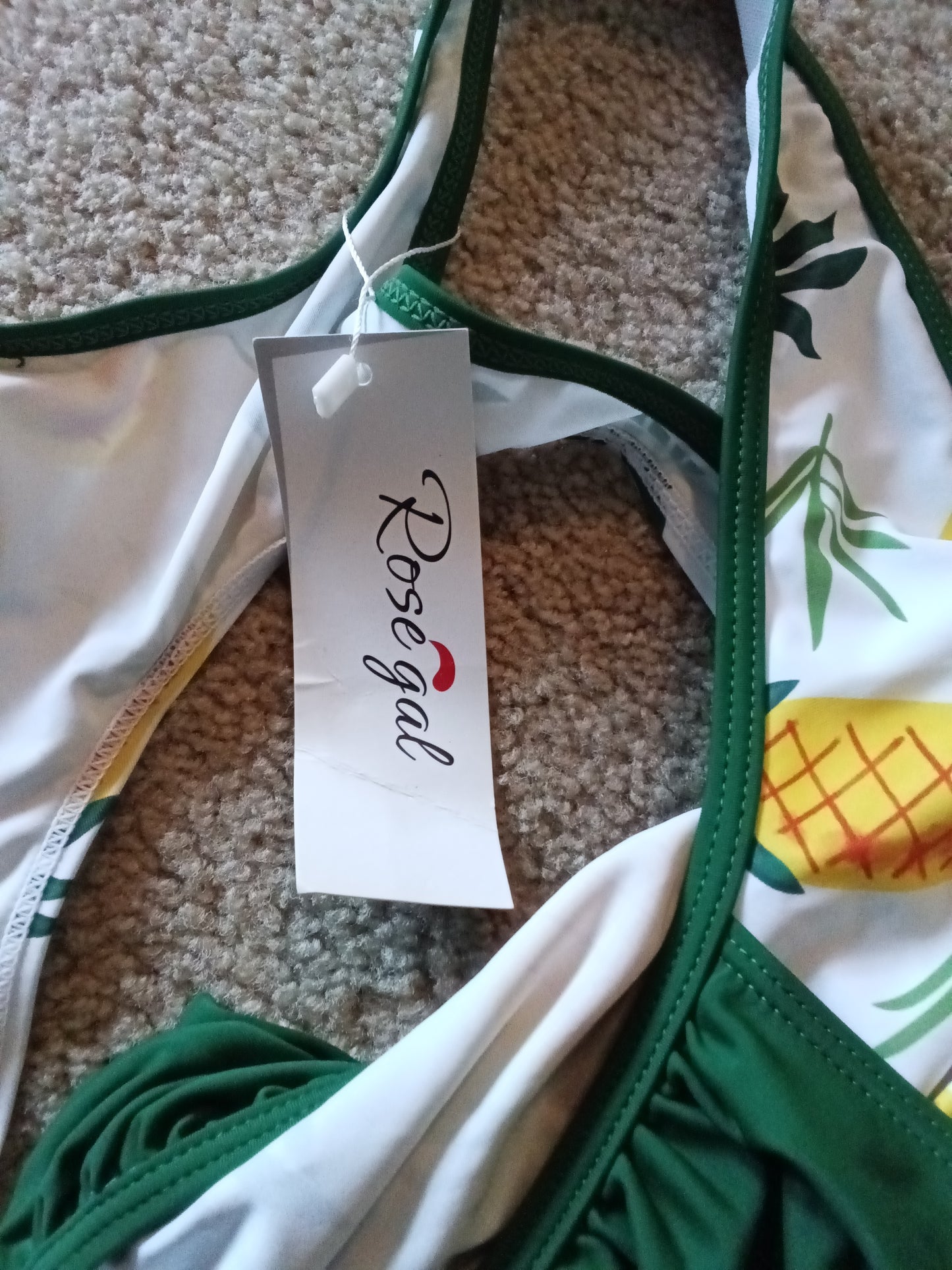 Rose gal Bathing Suit Top